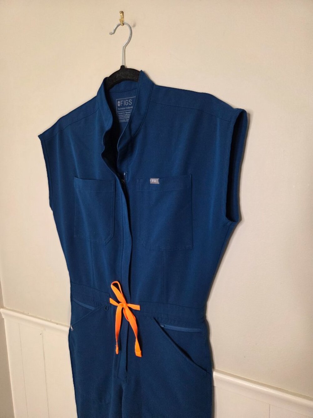 FIGS Blue Rafaela Cargo ScrubJumpsuit™ - Picture 2 of 7